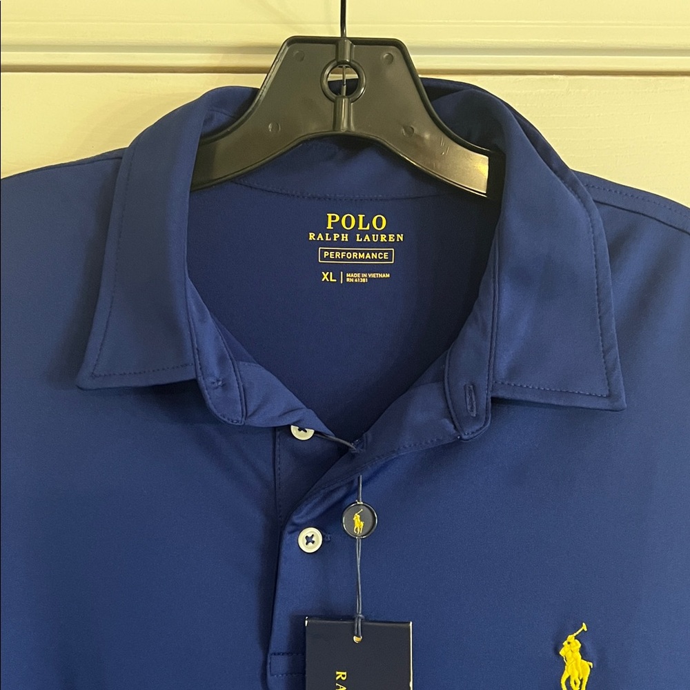 Polo Ralph Lauren Men's Short Sleeve Royal Blue Shirt Size XL - Picture 3 of 11